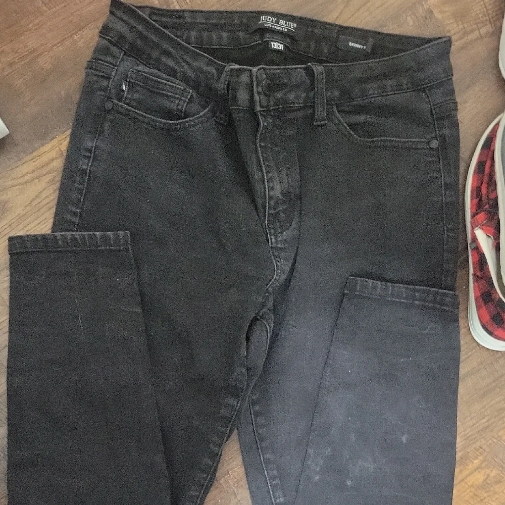 Judy Blue Charcoal Denim Jeans - Picture 2 of 4